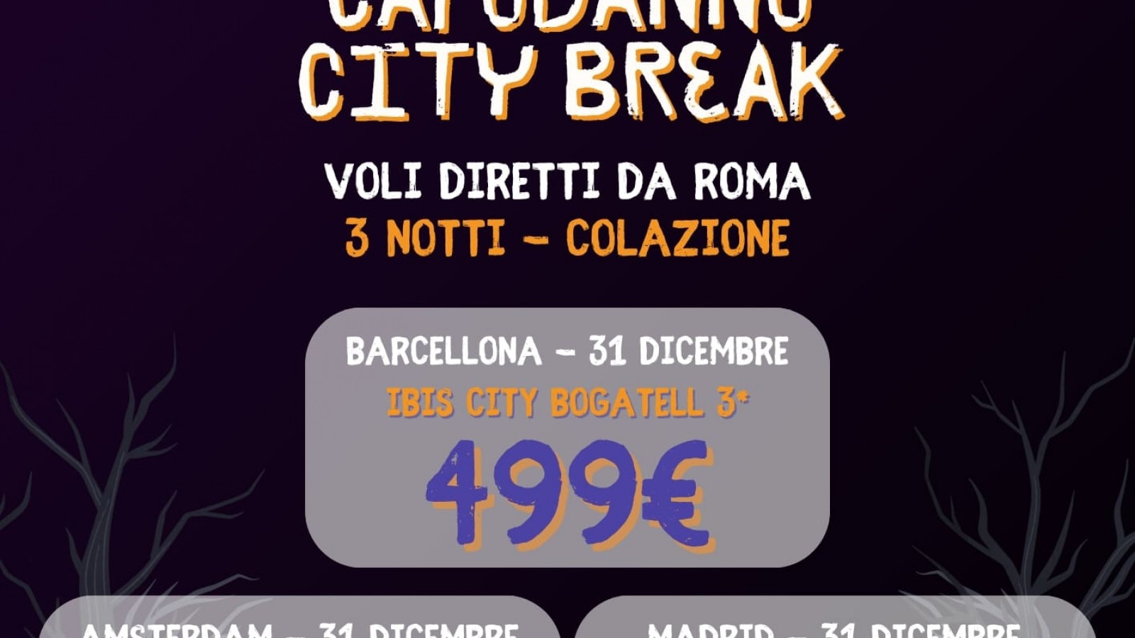 2025 city break capodanno da roma 2 bam halloween IN32