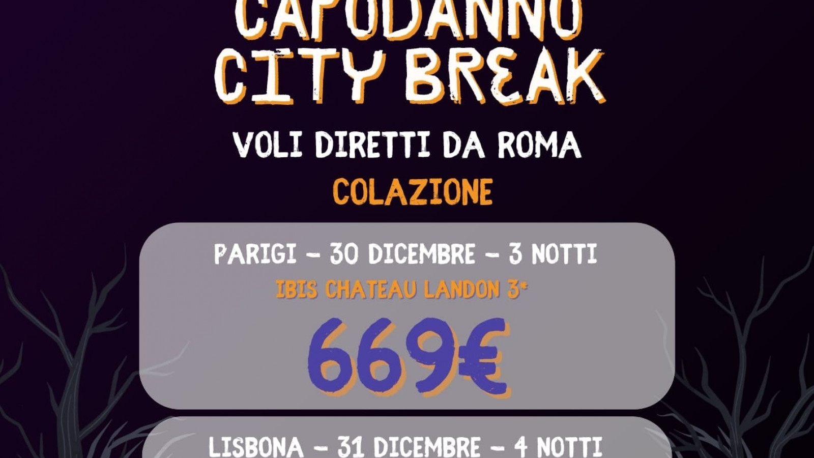 2025 city break capodanno da roma halloween IN32