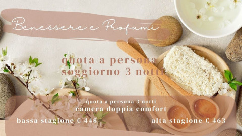 2025 hotel 2 mari benessere e profumi 3 notti IN32