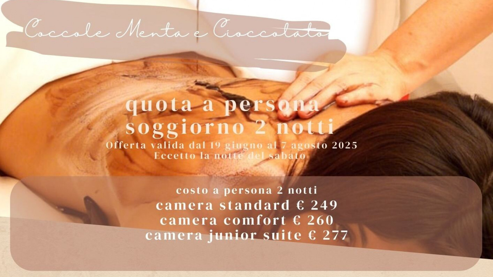 2025 hotel 2 mari coccole menta cioccolato 2 notti IN32