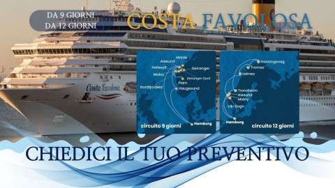 2026 costa favolosa mare del nord IN32