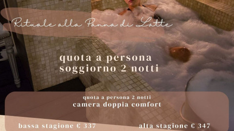 2025 hotel 2 mari rituale alla panna di latte 2 notti IN32