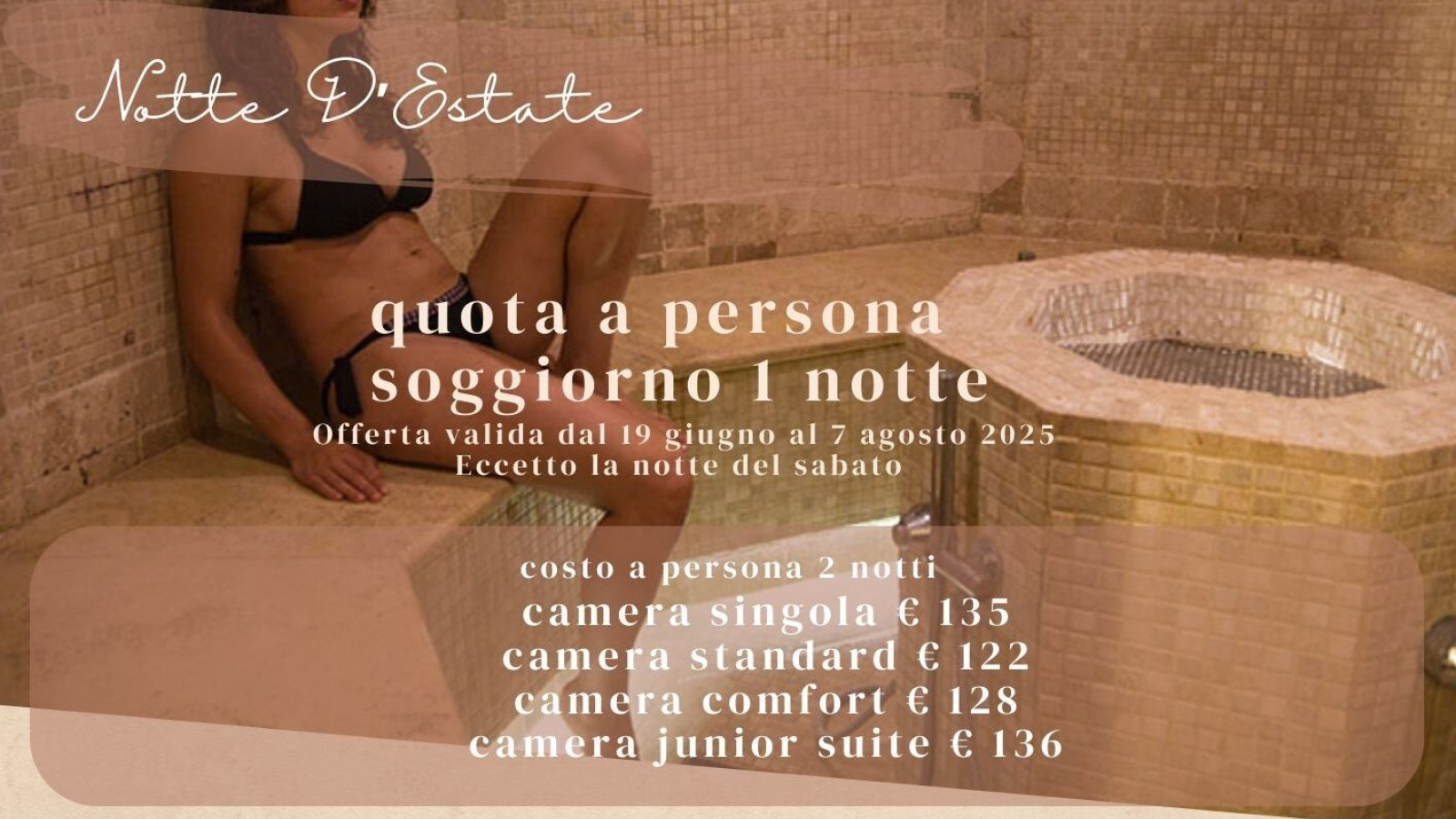 2025 hotel 2 mari notte d'estate 1 notte IN32